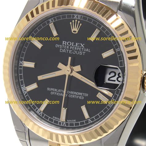 rolex datejust acciaio oro in film